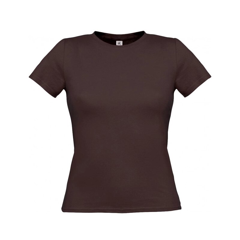 Жіноча футболка з коротким рукавом B&C Women-Only (коричневий, S) від компанії Elektromax - фото 1