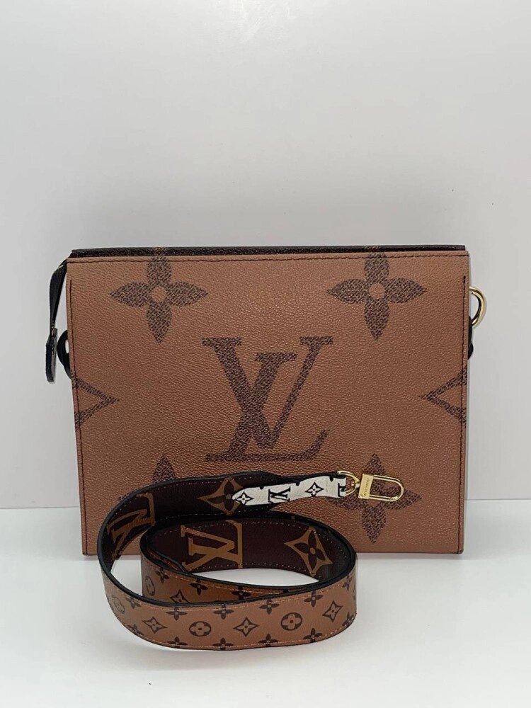 Жіноча сумка-клатч Louis Vuitton OnTheGo Monogram Коричневий від компанії Elektromax - фото 1