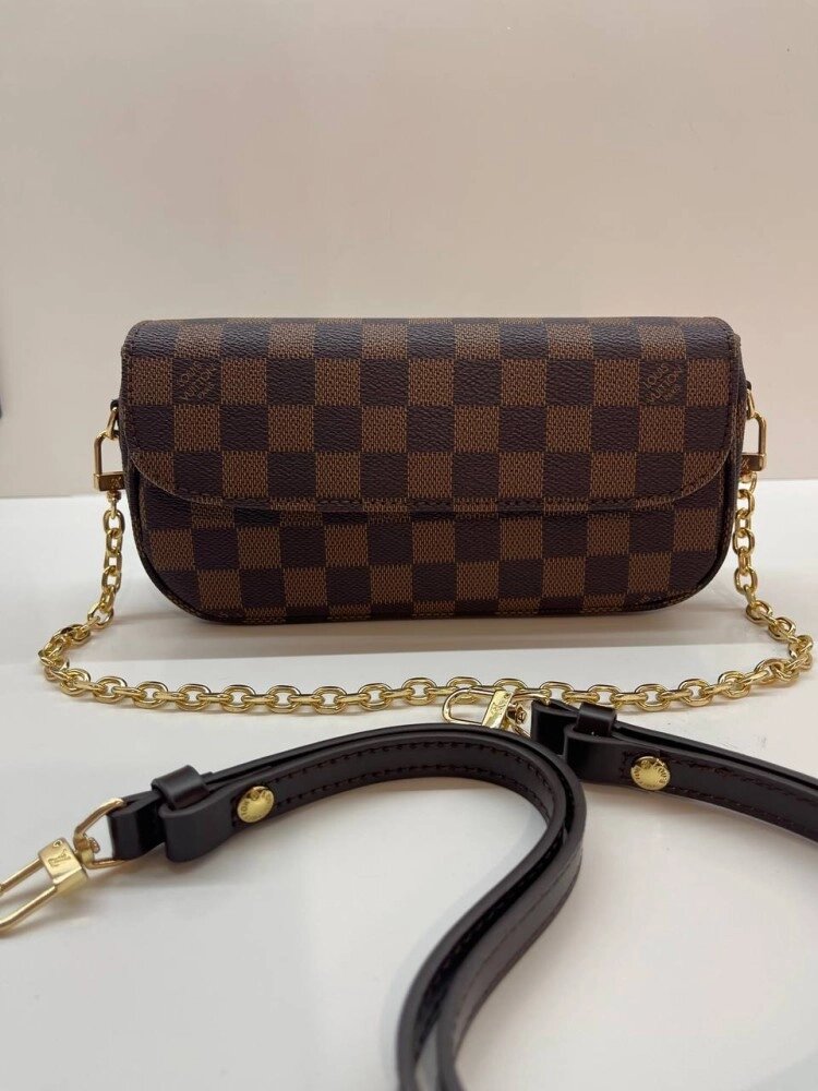 Жіноча сумка-клатч Louis Vuitton Sac Recoleta Monogram, коричнева від компанії Elektromax - фото 1