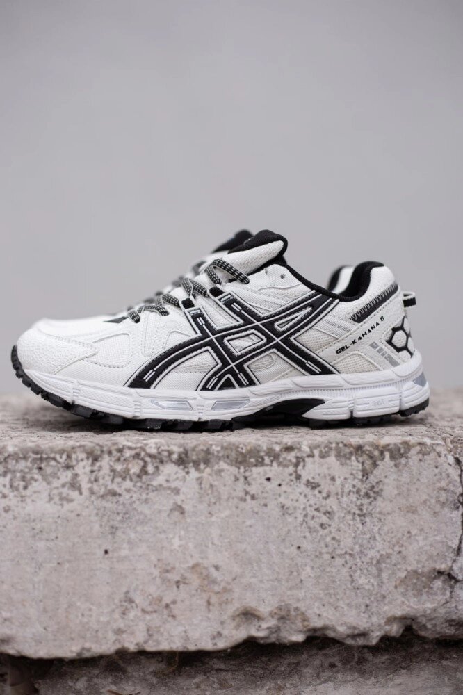 Жіночі кросівки Asics gel Kahana 8 White/Black від компанії Elektromax - фото 1