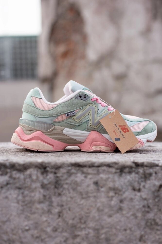 Жіночі кросівки New Balance 9060 light Green Pink від компанії Elektromax - фото 1