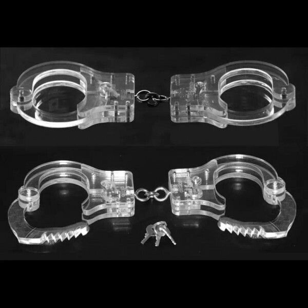 Жіночі прозорі наручники від компанії Elektromax - фото 1