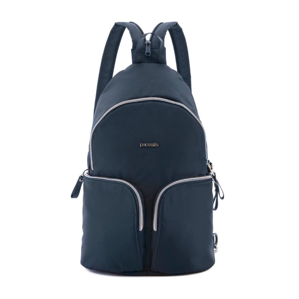 Жіночий рюкзак антизлодій Pacsafe Stylesafe, 6 ступенів захисту (темно-синій, 36 x 23,5 x 10 см) від компанії Elektromax - фото 1