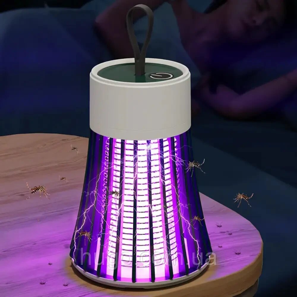 Знищувач комах Electronic shock Mosquito killing lamp AКБ TV One BF від компанії Elektromax - фото 1