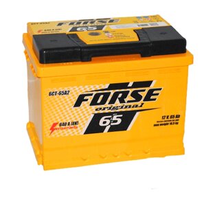Акумулятор Forse 65A / ч 640A +