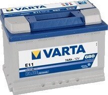 Акумулятор VARTA blue dinamic BD 72 а. ч. 680а