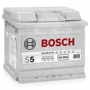 Акумулятори BOSCH 52Ah / 520A S5 висота 175мм