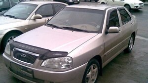 Дефлектор капота (мухобійка) Chery Amulet з 2003-