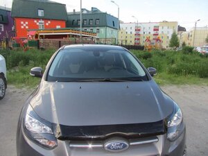 Дефлектор капоту (мухобійка) FORD FOCUS III 2011-