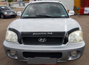 Дефлектор капота (мухобійка) Hyundai Santa Fe 2000-2006