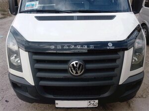 Дефлектор капота (мухобійка) Volkswagen Crafter 2007-