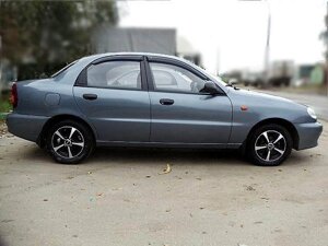 Дефлектори вікон (вітровики) Daewoo LANOS 2005 (Део Ланос) C30905