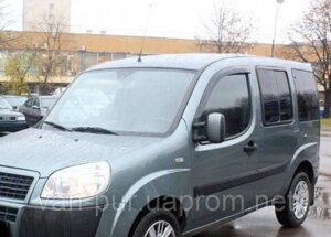 Дефлектори вікон (вітровики) FIAT Doblo 2000-