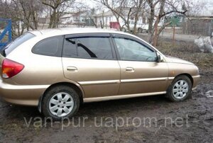 Дефлектори вікон (вітровики) KIA Rio 2 Hb 2000-2005