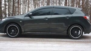 Дефлектори вікон (вітровики) MAZDA 3 II Hb 2009 Cobra tuning M21409