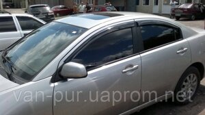 Дефлектори вікон (вітровики) MITSUBISHI Galant IX Sd 2004