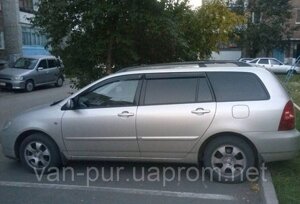 Дефлектори вікон (вітровики) TOYOTA Corolla Wagon 2001-2007