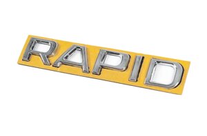 Емблема "Rapid" для Skoda Rapid 2012-130 х22мм)