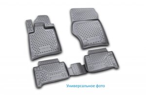 Килимки в салон Nissan X-Trail 2001-2007, 4 шт поліуретан CARNIS00033