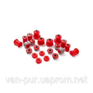 Мовчазний блок переднього кронштейна розтягування (поліуретан) VAZ 2108-15 2190 Червоний