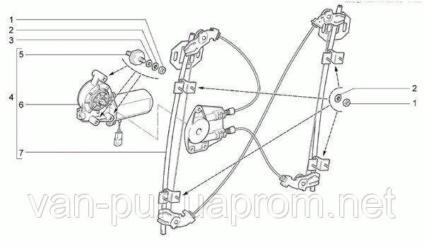 VAZ 218 Windows Front Electric 11180610104009 від компанії Автомагазин АВТОКРАМНІЦЯ - фото 1