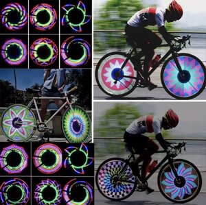 Світлодіодне підсвічування на спиці велосипеда 14 LED