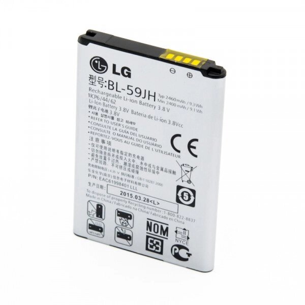 Акумулятор для телефону LG BL-59JH від компанії CyberTech - фото 1