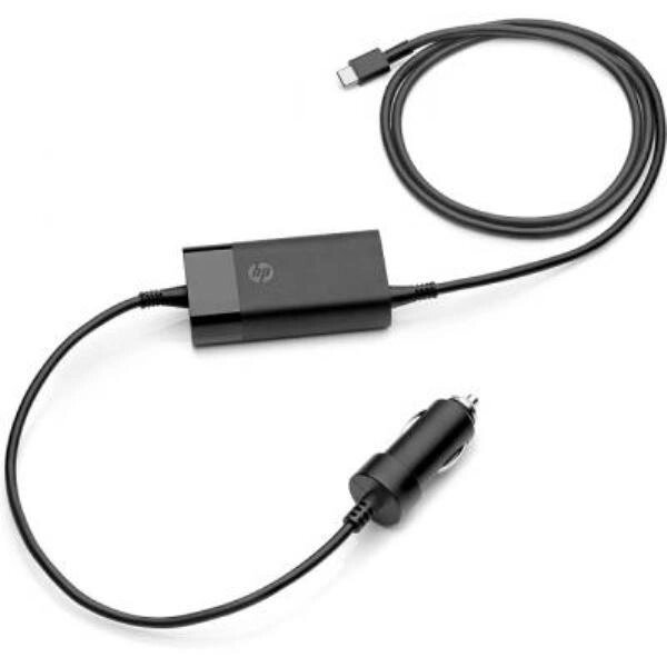 Блок живлення автомобільний HP 65W USB-C Auto Adapter (5TQ76AA) від компанії CyberTech - фото 1