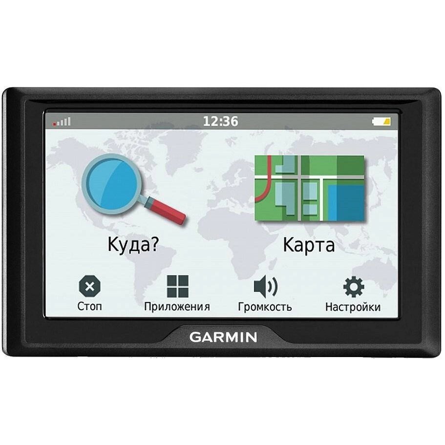 GPS-навігатор автомобільний Garmin Drive 61 LMT-S Black (010-01679-17) від компанії CyberTech - фото 1