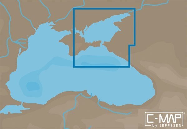 Карта С-МАР Західна частина Чорного моря від компанії CyberTech - фото 1