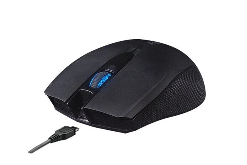 Миша бездротова A4Tech G11-760N Black USB від компанії CyberTech - фото 1