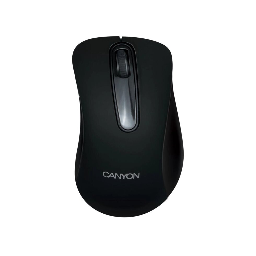 Миша бездротова Canyon CNE-CMSW2 Black USB від компанії CyberTech - фото 1