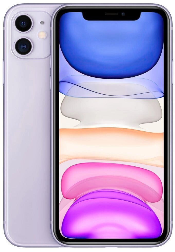 Мобільний телефон Apple iPhone 11 64Gb Purple від компанії CyberTech - фото 1