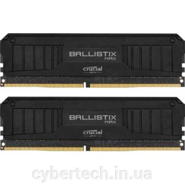 Модуль пам'яті для комп'ютера DDR4 16GB (2x8GB) 4000 MHz Ballistix Black MICRON (BLM2K8G40C18U4B) від компанії CyberTech - фото 1