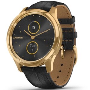 Фитнес часы Garmin vivomove Luxe Pure Gold-Black