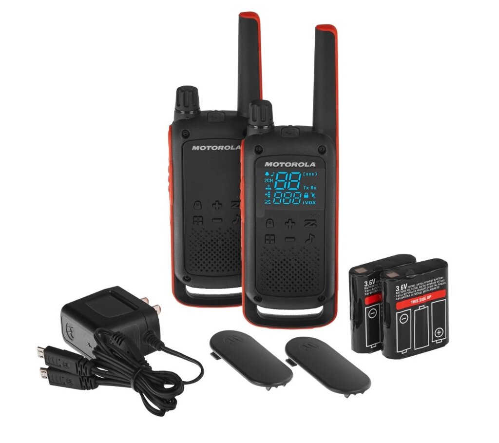 Рация motorola talkabout T82 twin pack &amp; chgr WE - фото