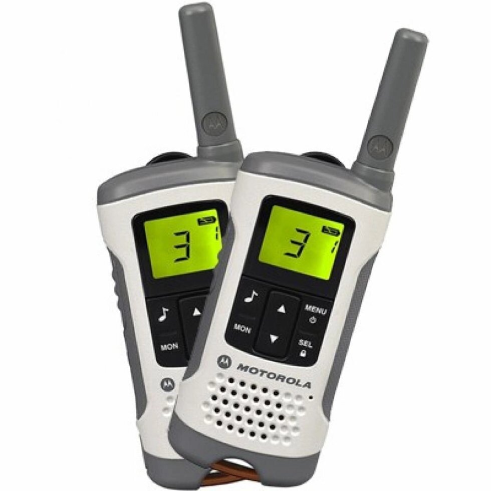 Портативна рація Motorola TLKR T50 White від компанії CyberTech - фото 1