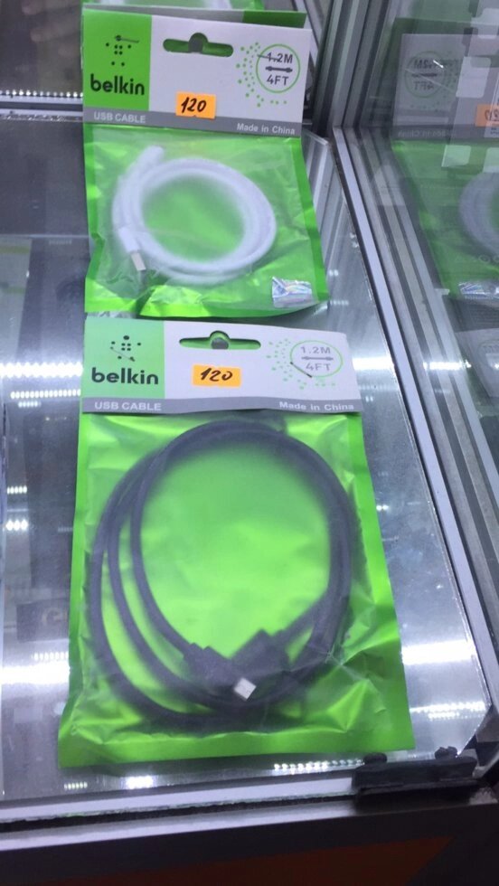 USB-кабель Belkin BEL-036 1.2m від компанії CyberTech - фото 1