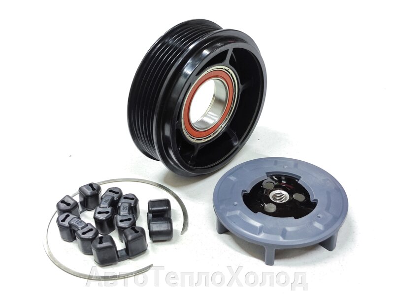 Комплект сцепления компрессора DENSO 6SEU16C, 7SEU16C, 7SEU17C 6PK