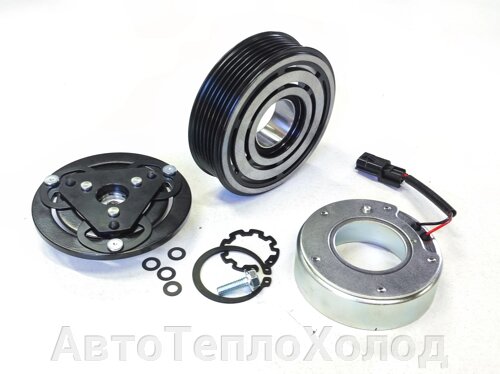 DK出品 Комплект зчеплення компресора Valeo DKV-09Z, 6PK / 100 mm Dacia