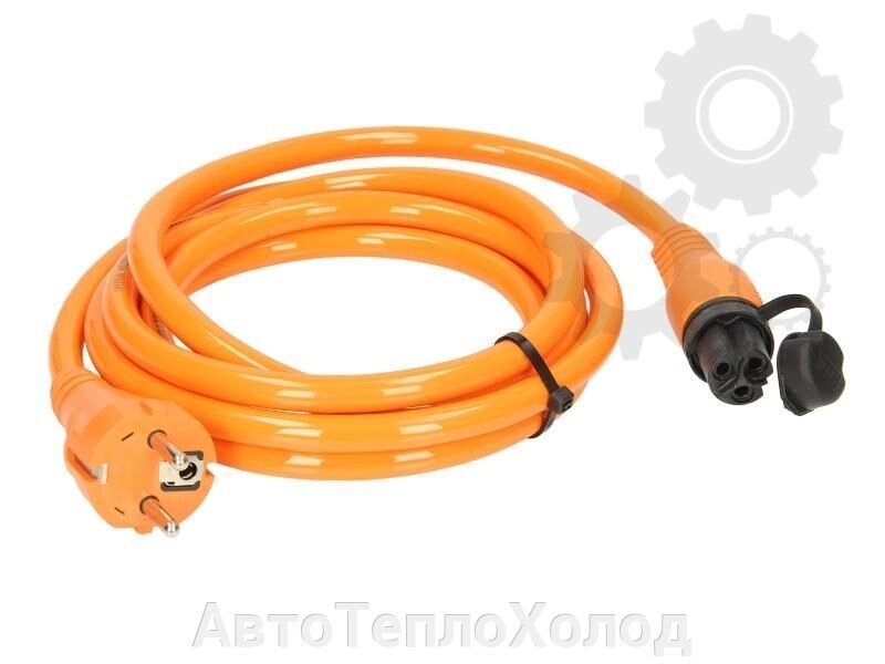 Зовнішній кабель з роз&#039;ємом 2,5 м (помаранчевий, посилений) 230 В - вартість