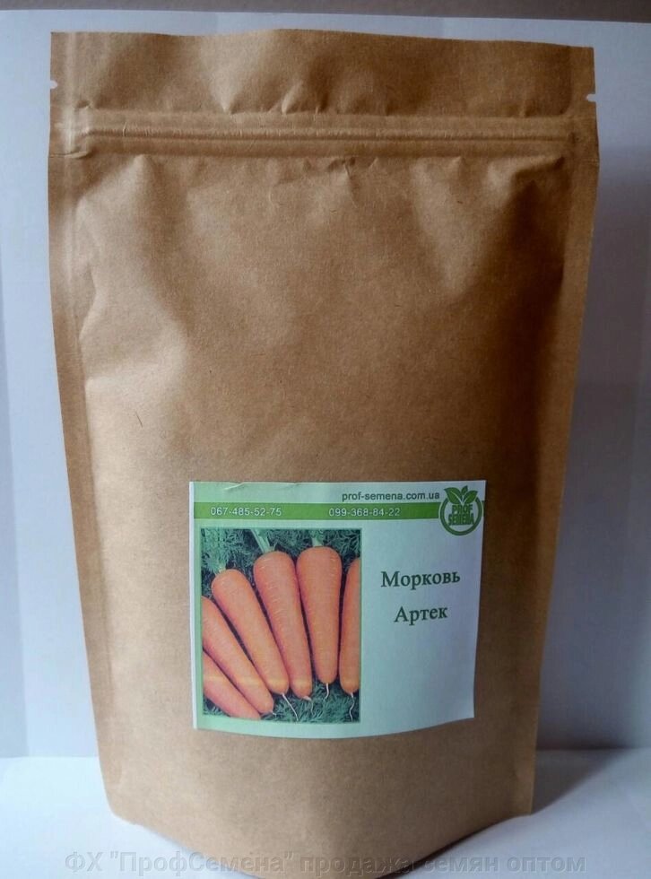 Насіння моркви Артек 100г від компанії ФГ "ПрофСемена" - фото 1