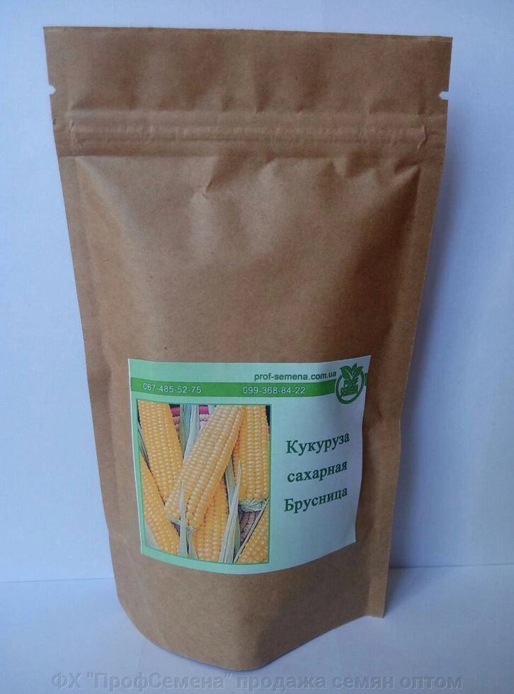Насіння кукурудзи цукрової Брусниця 100г - гарантія
