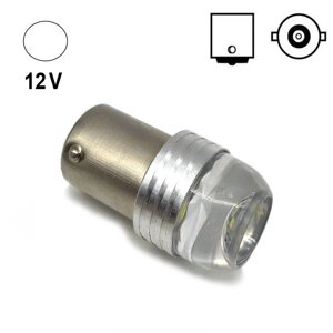 Автолампи Terra P21W / 1156, цоколь BA15s, 3030x3smd, лінза, білий, 12V