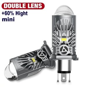 Подвійна LED лінза H4 Terra M01P mini, 84 Вт, 12-80, світловий чіп 3570