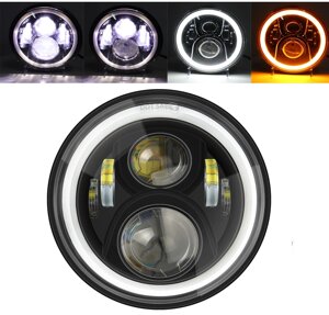 Протитуманна фара LED ПТФ з ДХО і поворотником, ВАЗ, Priora, Газель, Chevrolet