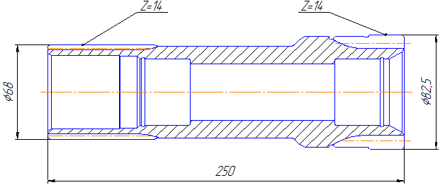 вал 45-1604026