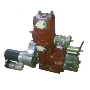 Пусковой двигатель ПД-10 в сборе (Д24с01-5)