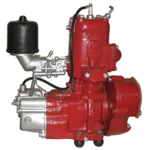 Пусковой двигатель ПД-10 в сборе с навесным оборудованием (модернизированный Д24с01-4)