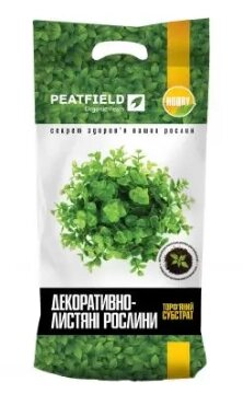 Грунт субстрат декоративно-листяні рослини 6 л PEATFIELD від компанії Сад та Город - фото 1